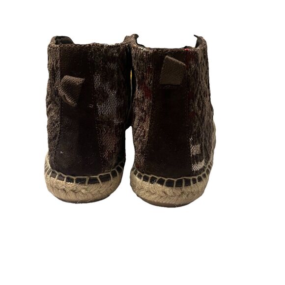 Veracruz Artisan Brown Suede & Tapestry Chukkas Women's Size 39 Made In Spain - Picture 4 of 8